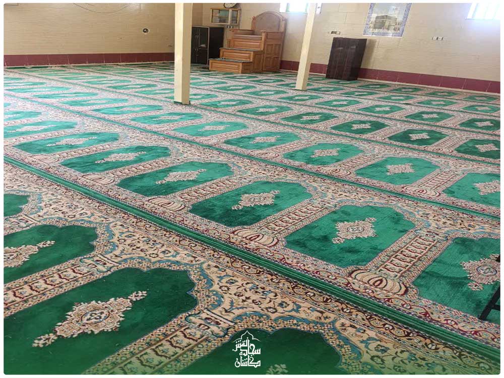 خرید فرش سجاده ای سبز رنگ خرید فرش سجاده ای سبز رنگ